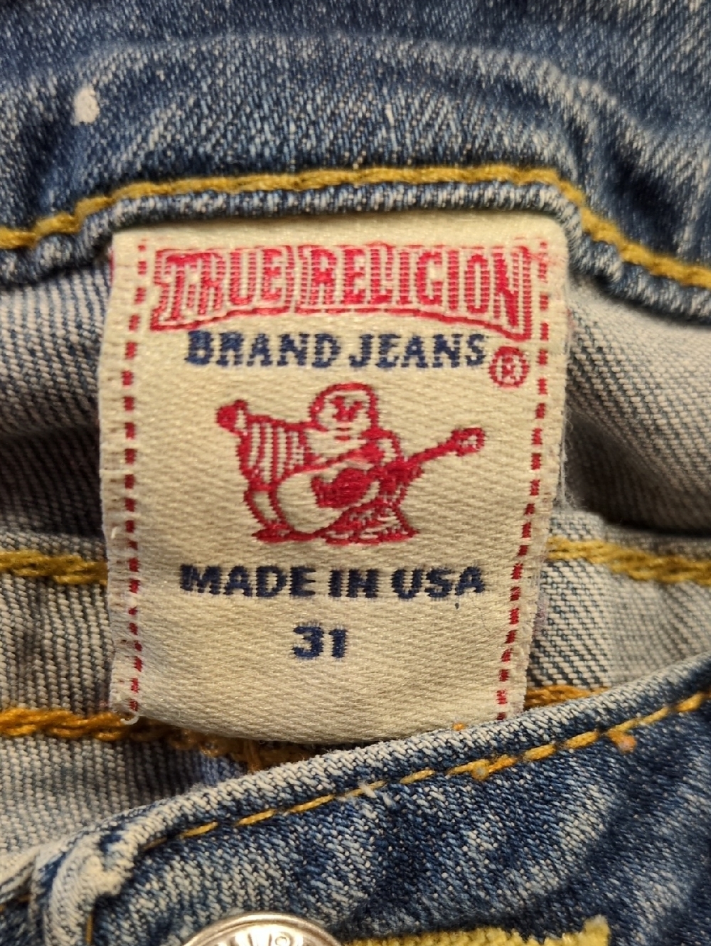True Religion Boot Cut Jeans Size 31 - Picture 3 of 10